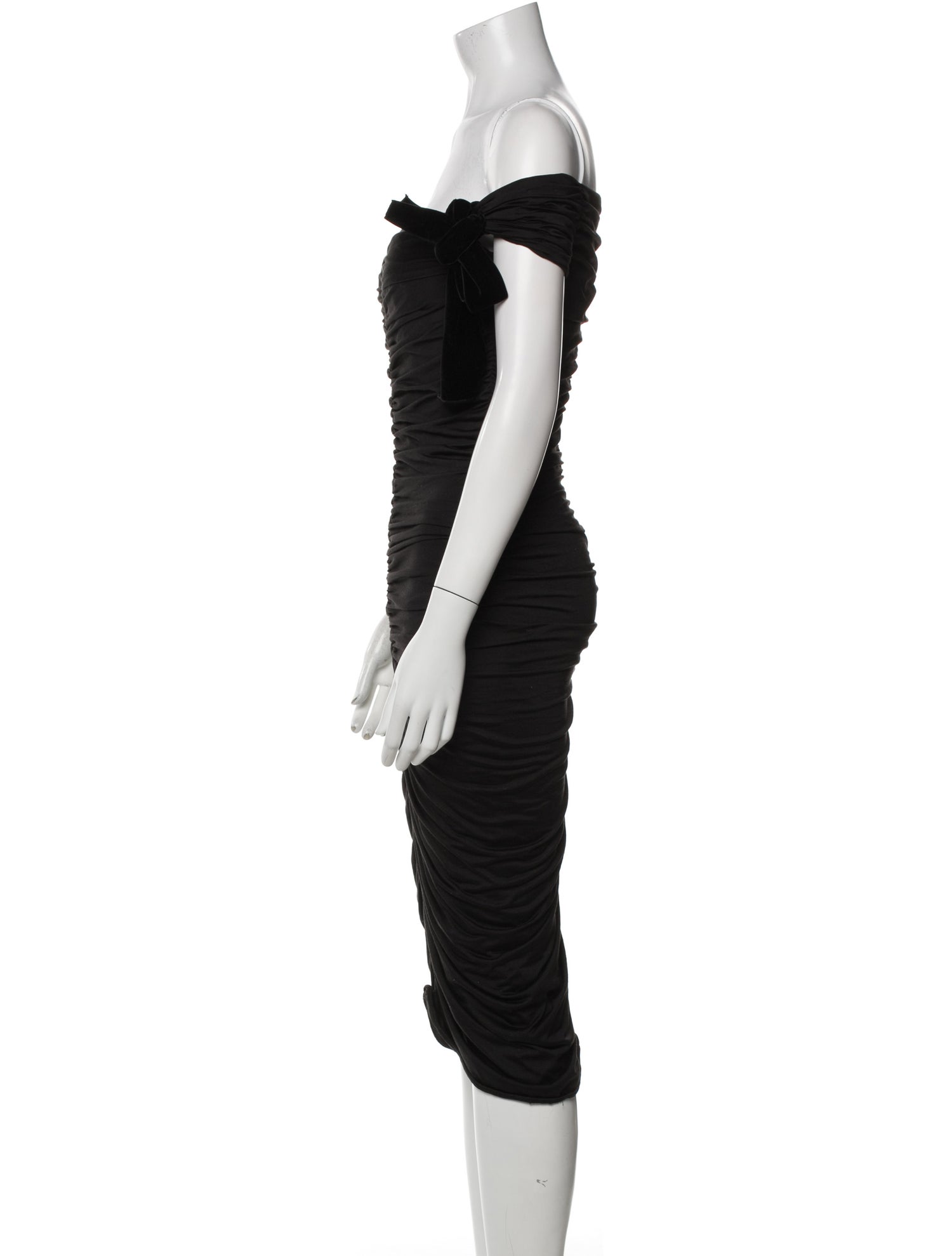 Giambattista Valli Off-The-Shoulder Knee-Length Dress