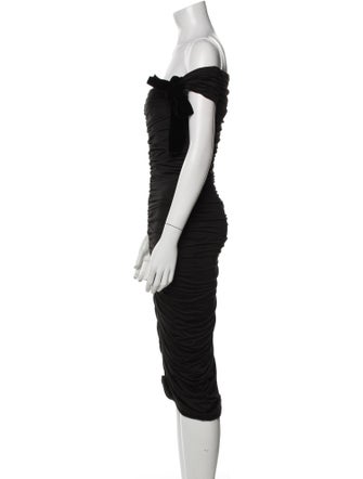 Giambattista Valli Off-The-Shoulder Knee-Length Dress