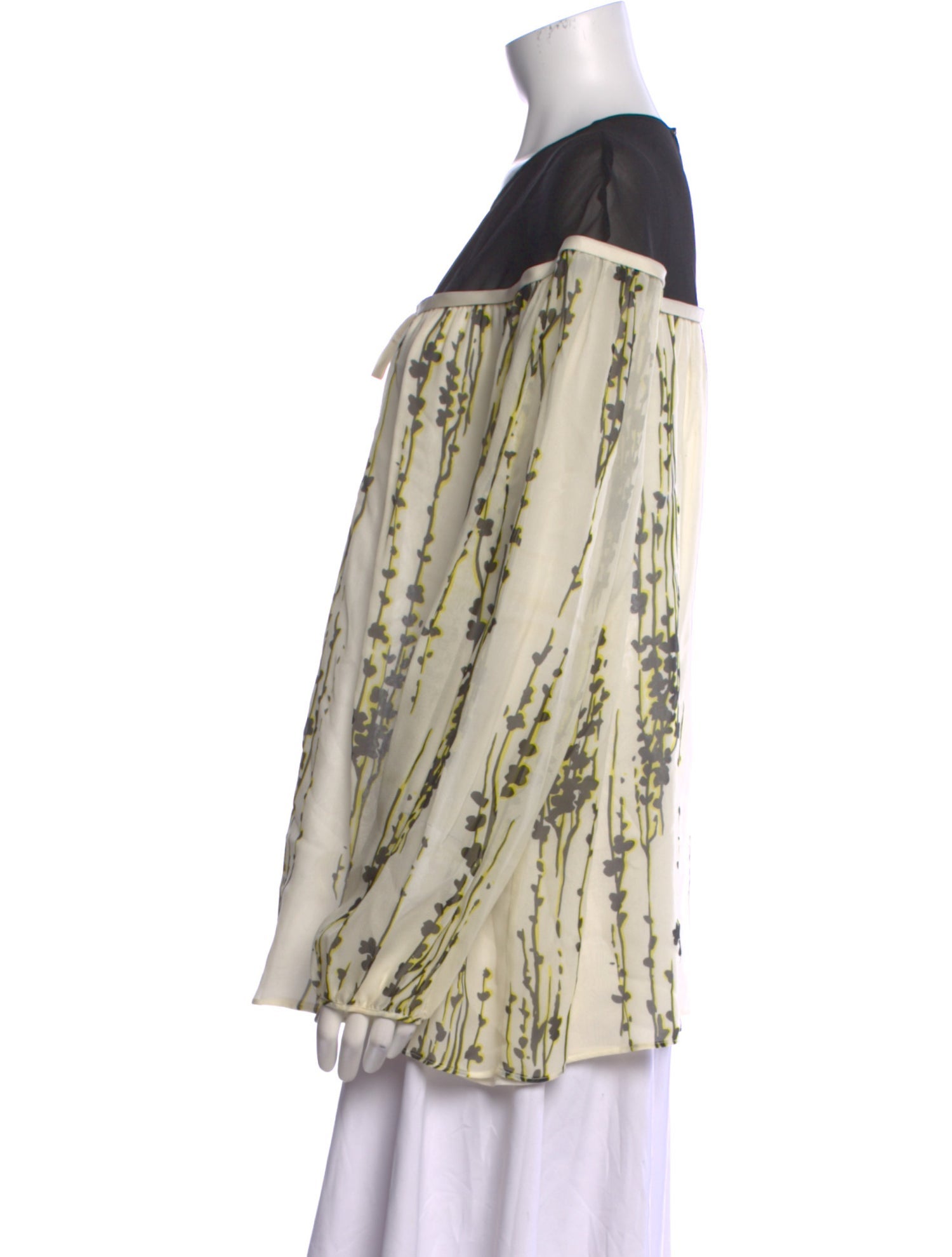 Giambattista Valli Silk Printed Blouse