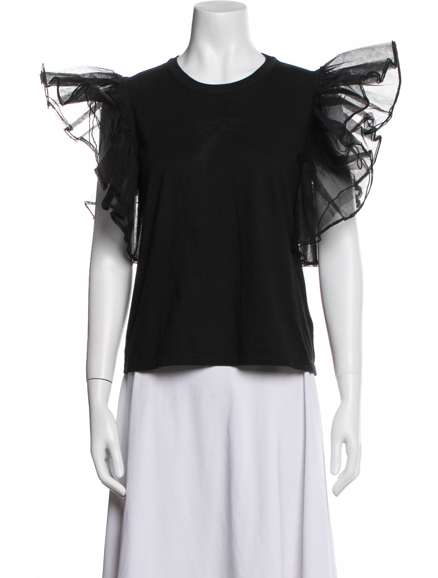 Giambattista Valli Crew Neck Short Sleeve Top