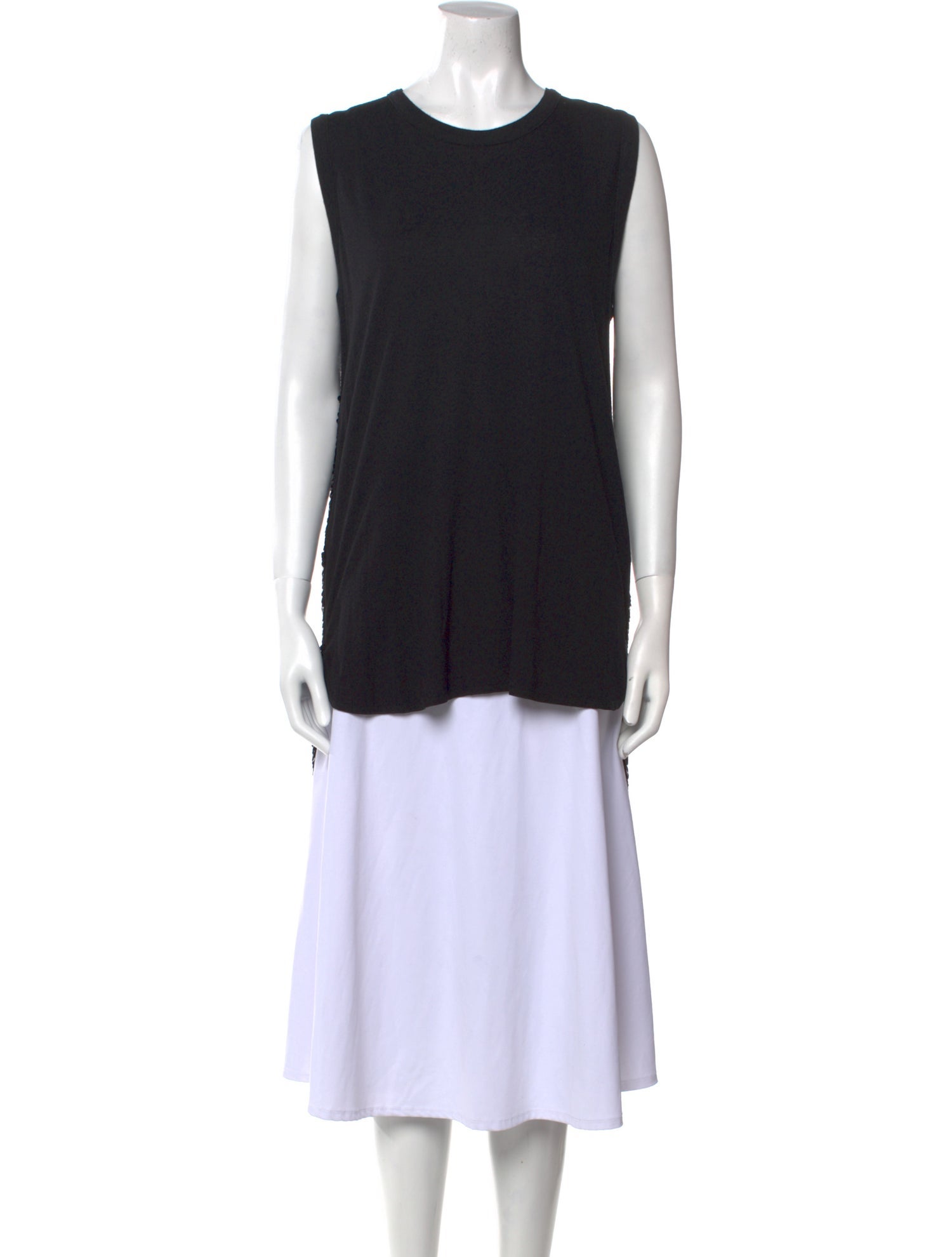 Giambattista Valli Crew Neck Sleeveless Top