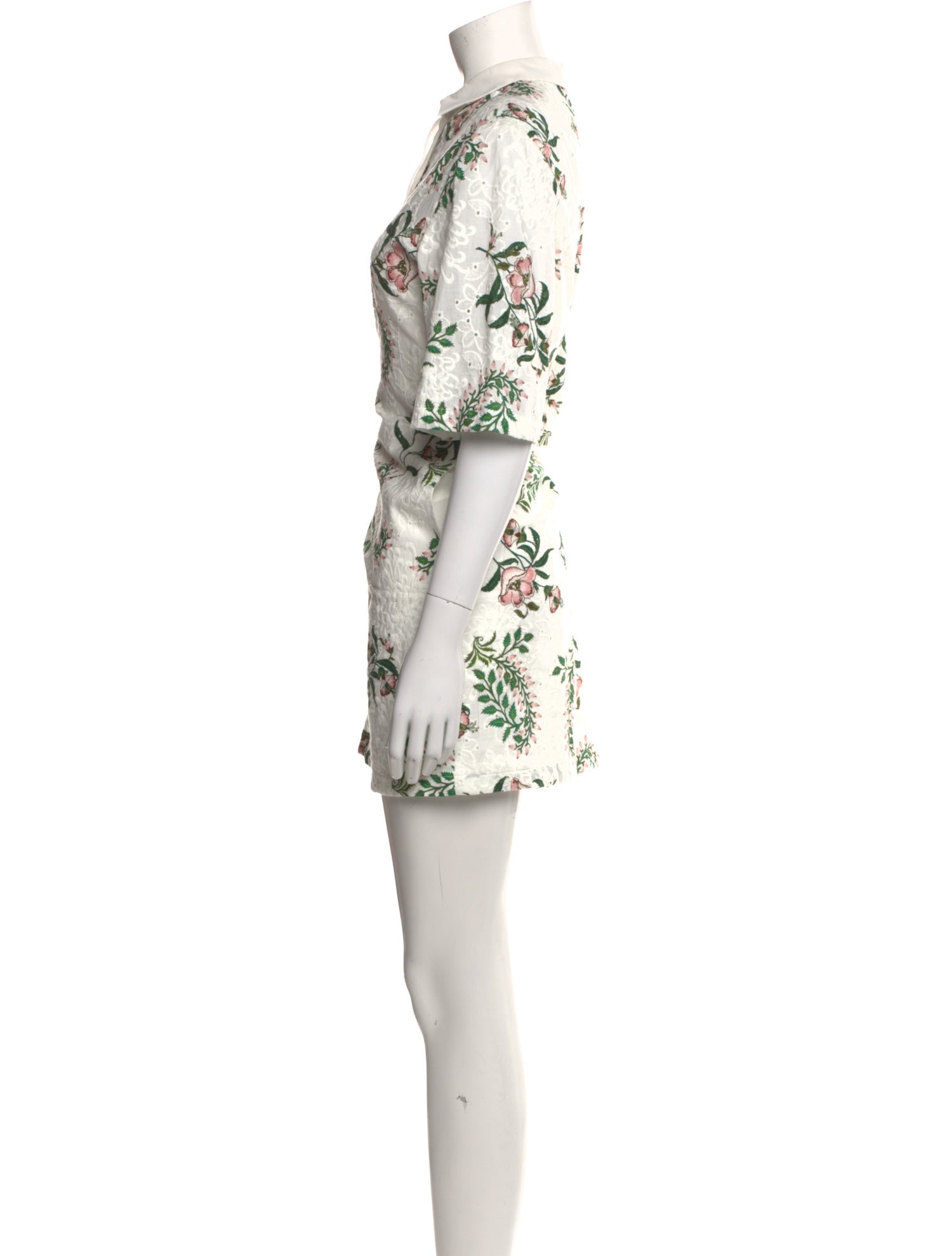 Giambattista Valli Floral Print Mini Dress