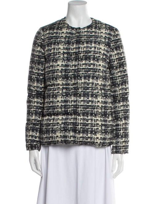 Giambattista Valli Tweed Pattern Down Jacket