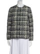 Giambattista Valli Tweed Pattern Down Jacket