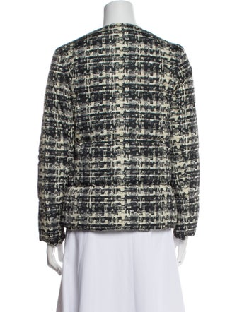 Giambattista Valli Tweed Pattern Down Jacket