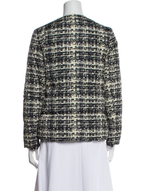 Giambattista Valli Tweed Pattern Down Jacket