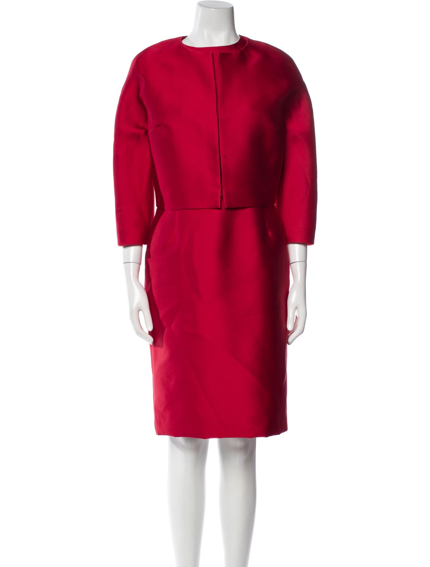 Giambattista Valli Grosgrain Trim Dress Set