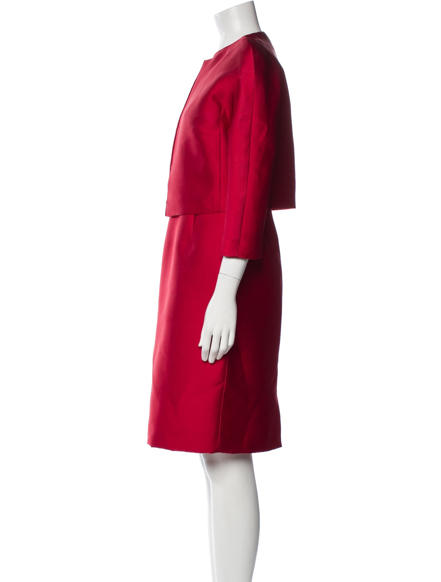 Giambattista Valli Grosgrain Trim Dress Set