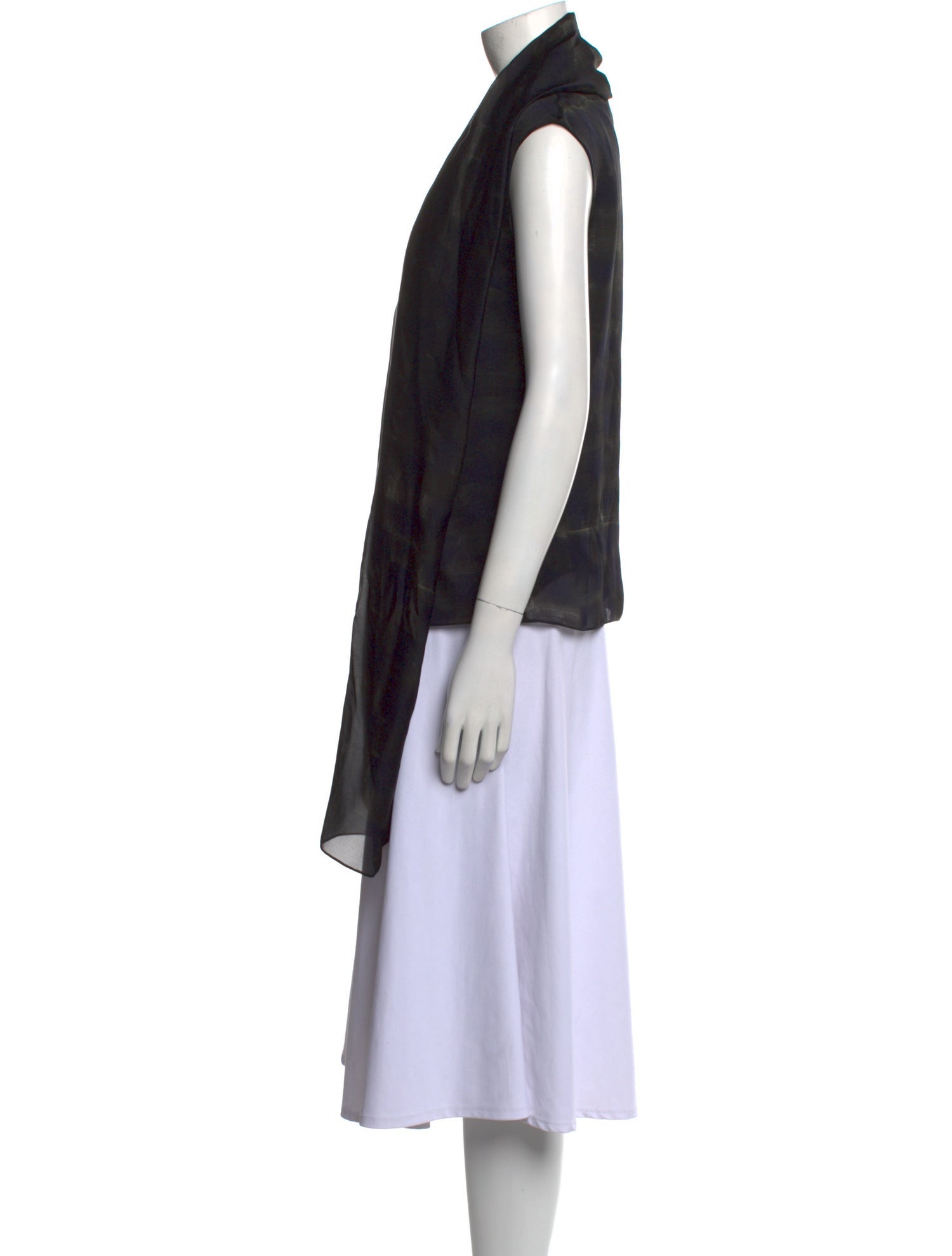 Giambattista Valli Silk Open Front Tunic w/ Tags