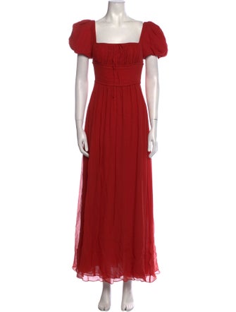 Giambattista Valli Silk Long Dress