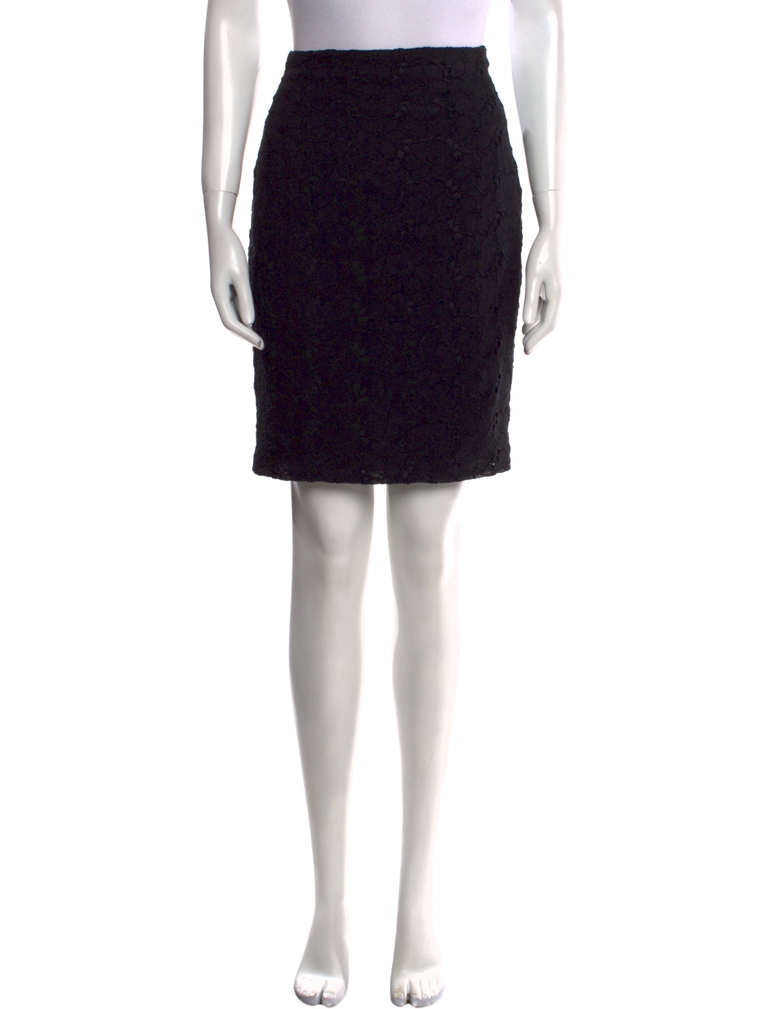 Giambattista Valli Raw-Edge Trim Knee-Length Skirt