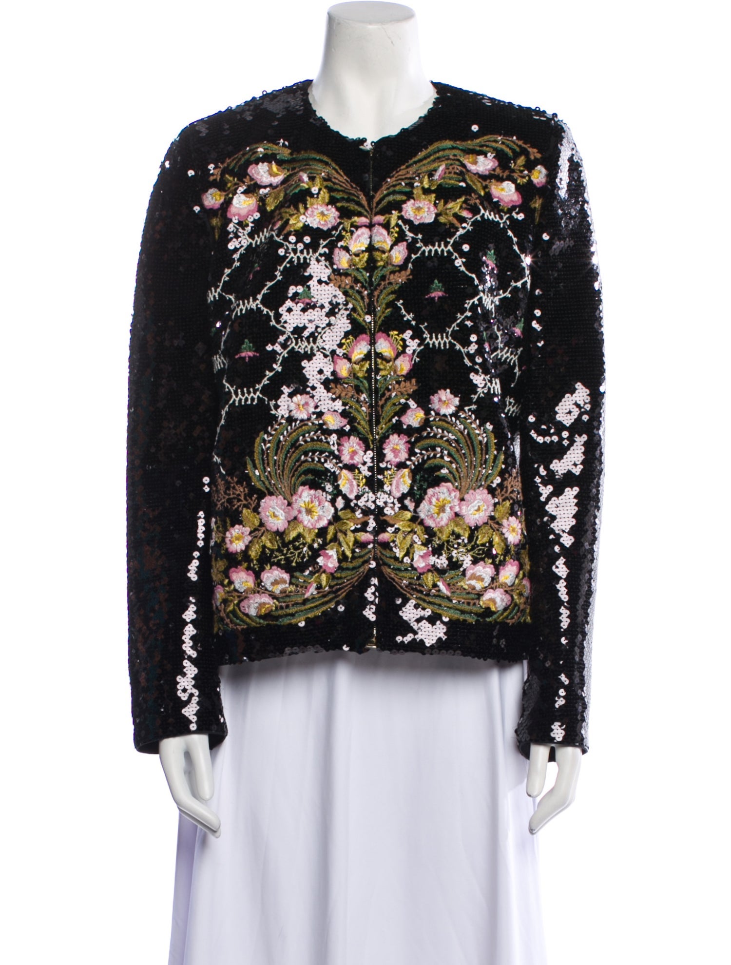 Giambattista Valli Floral Print Evening Jacket