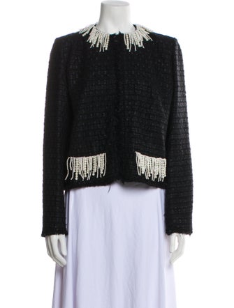 Giambattista Valli Tweed Pattern Evening Jacket