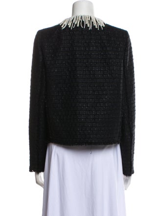 Giambattista Valli Tweed Pattern Evening Jacket