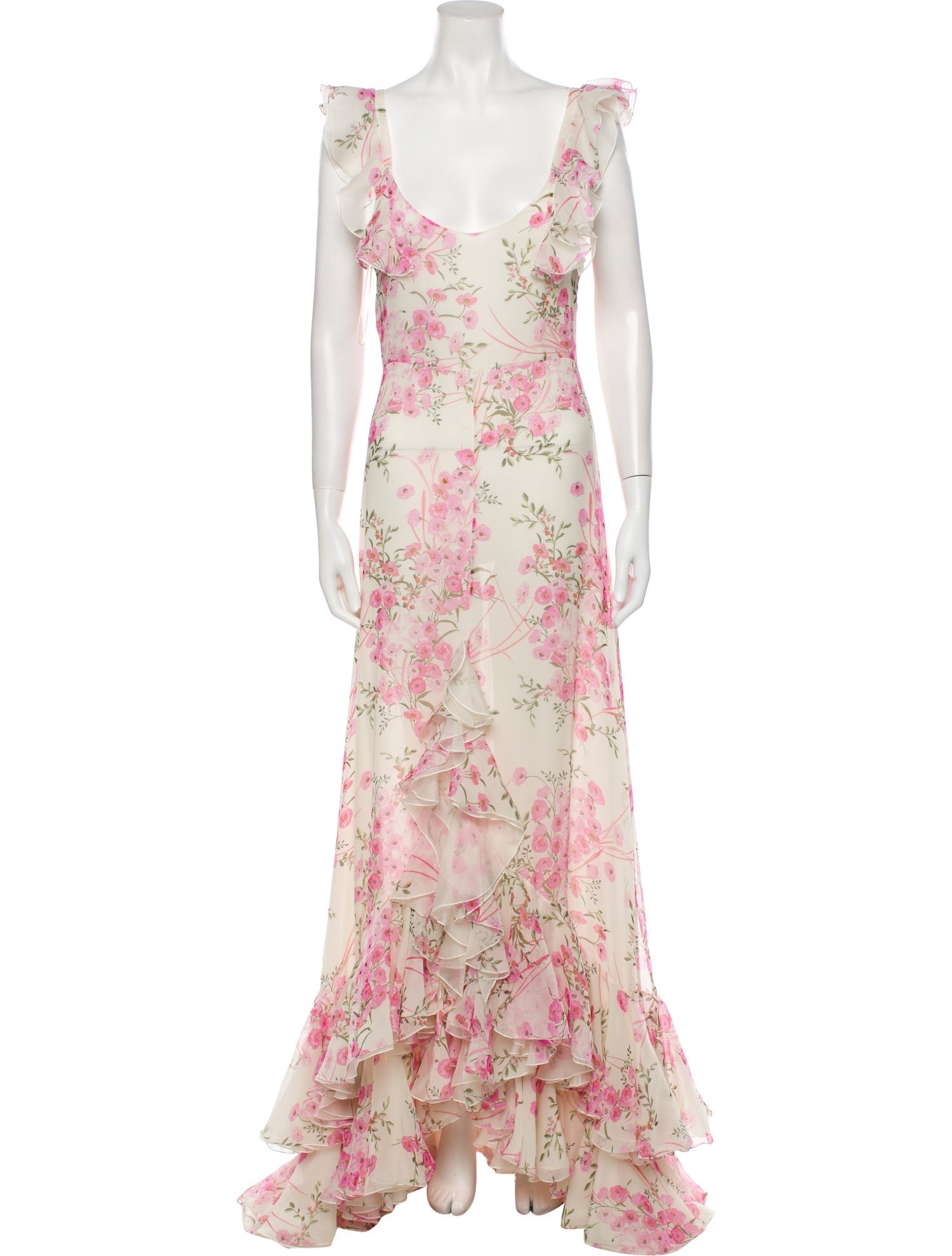 Giambattista Valli Silk Long Dress