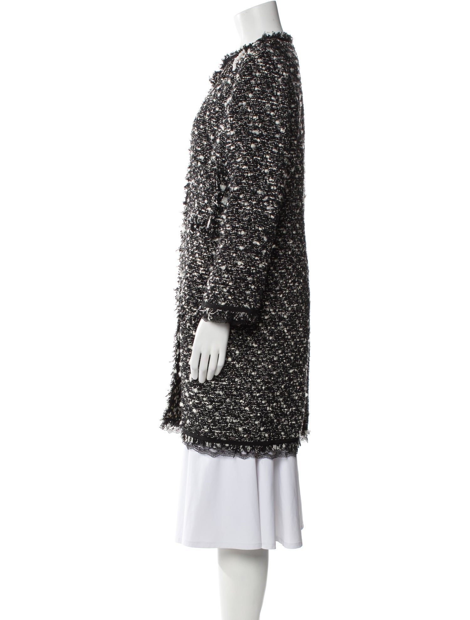 Giambattista Valli Tweed Pattern Coat