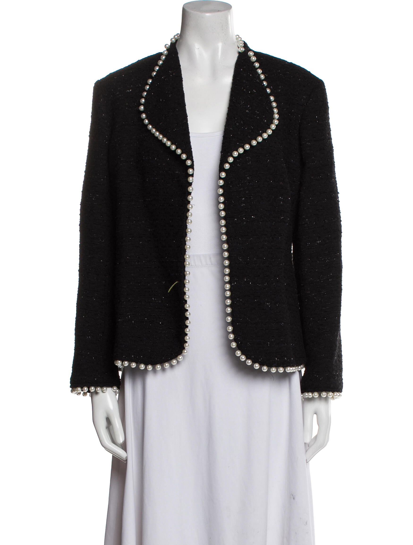 Giambattista Valli Tweed Pattern Evening Jacket