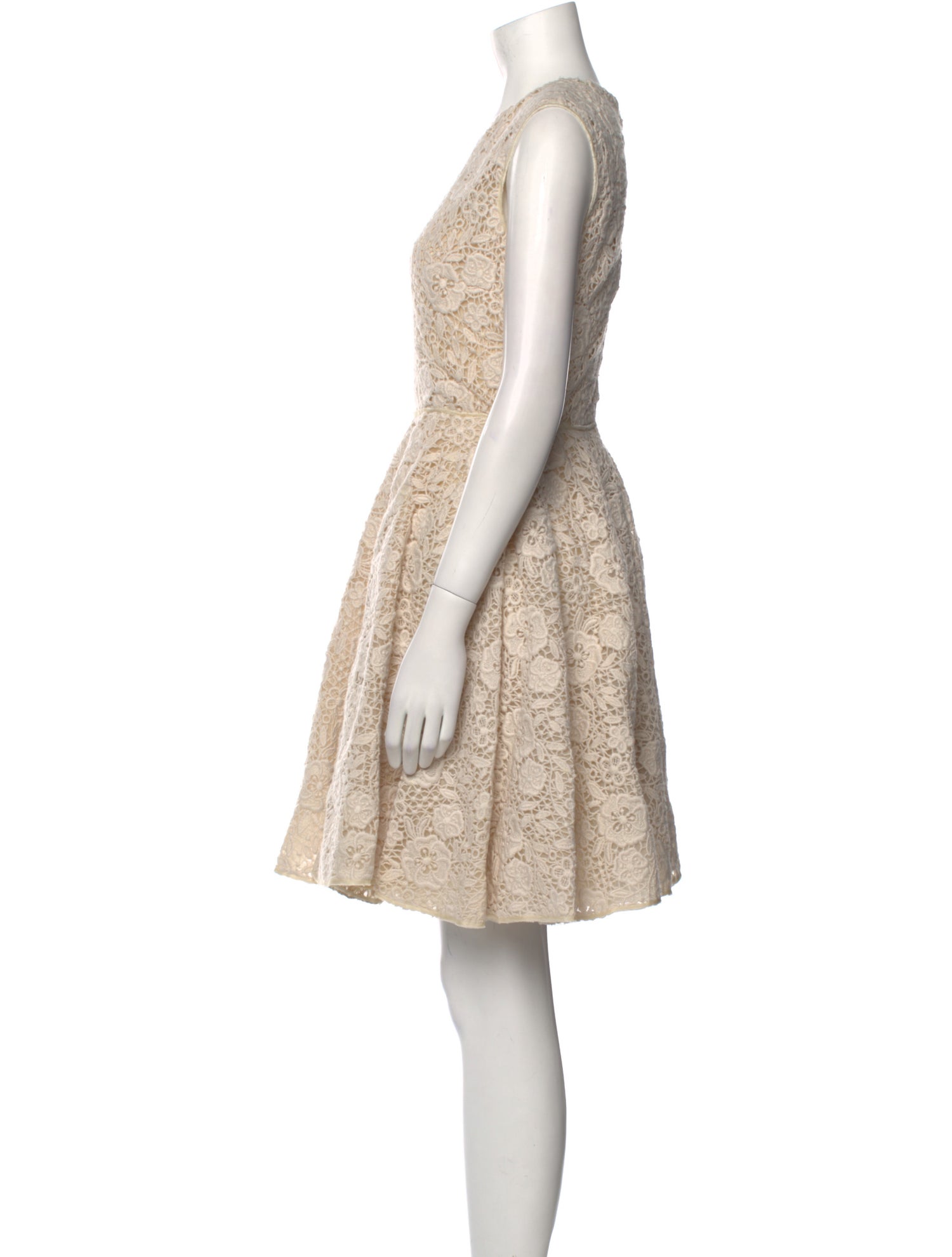 Giambattista Valli Lace Pattern Mini Dress