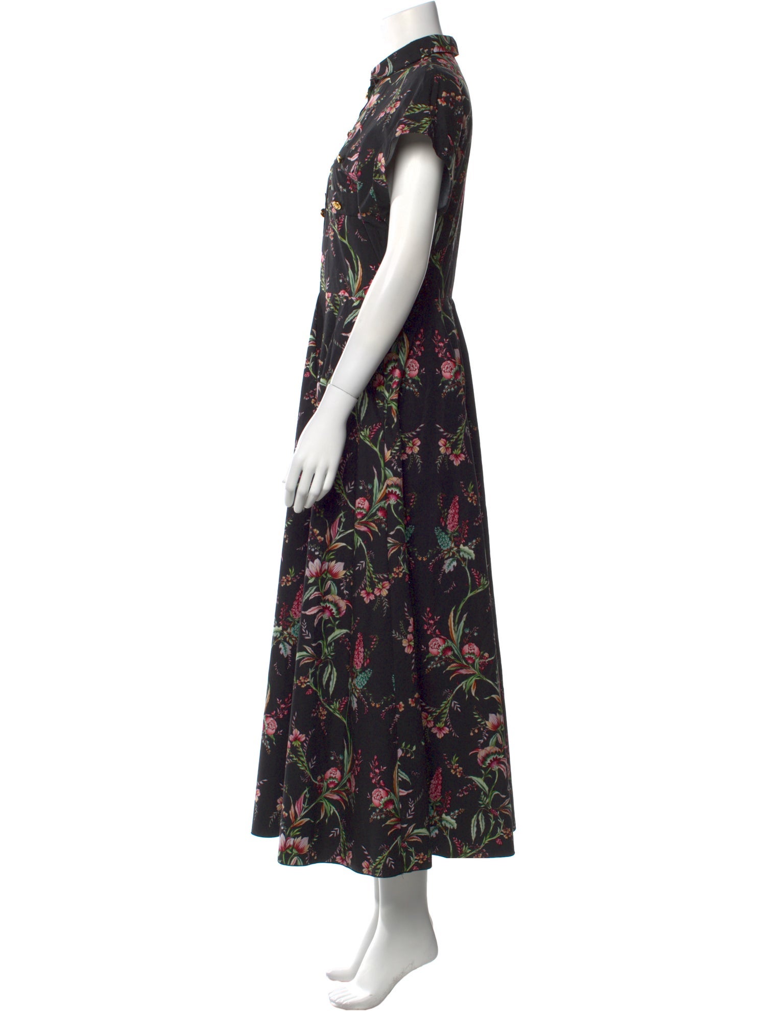 Giambattista Valli Floral Print Long Dress