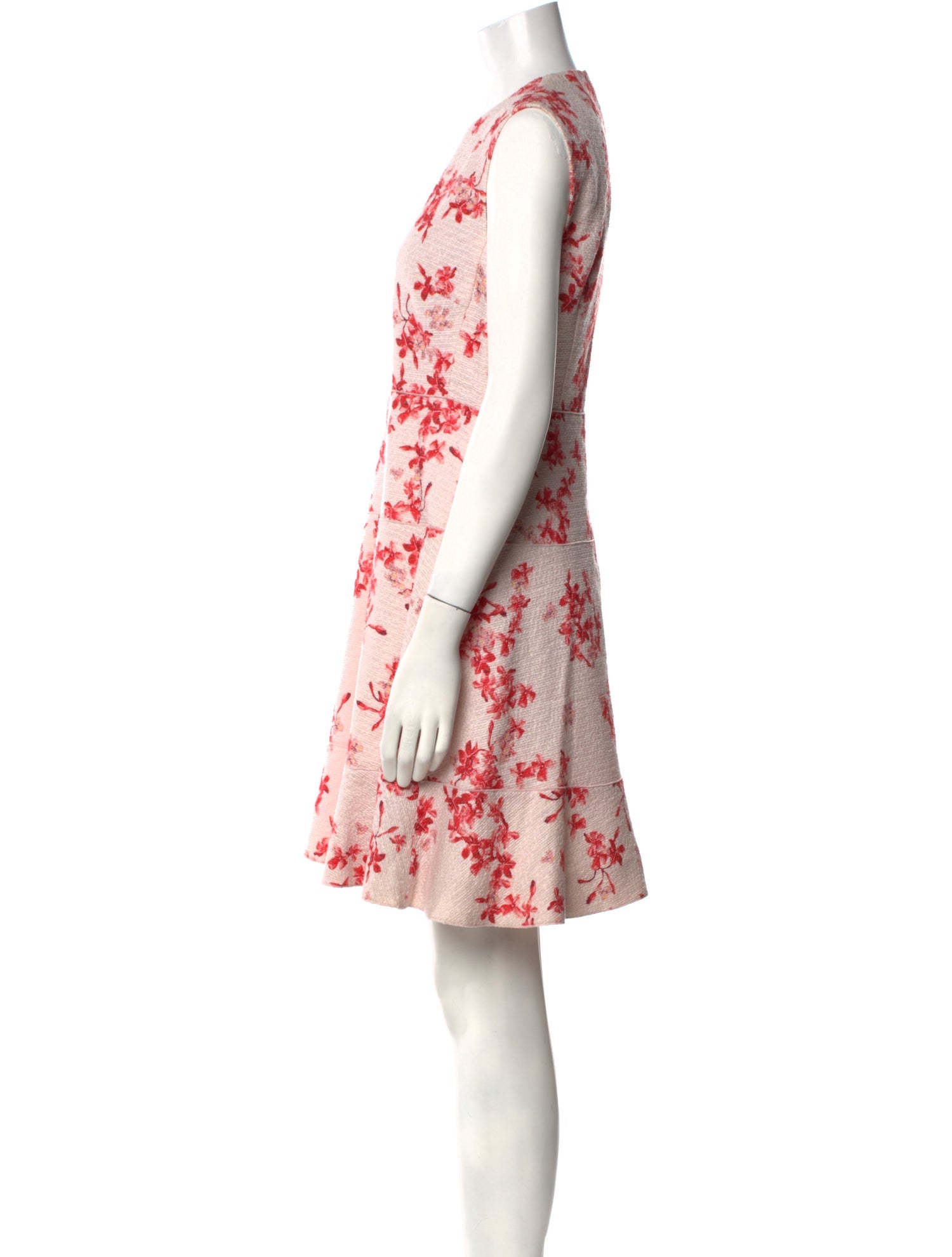 Giambattista Valli Floral Print Mini Dress