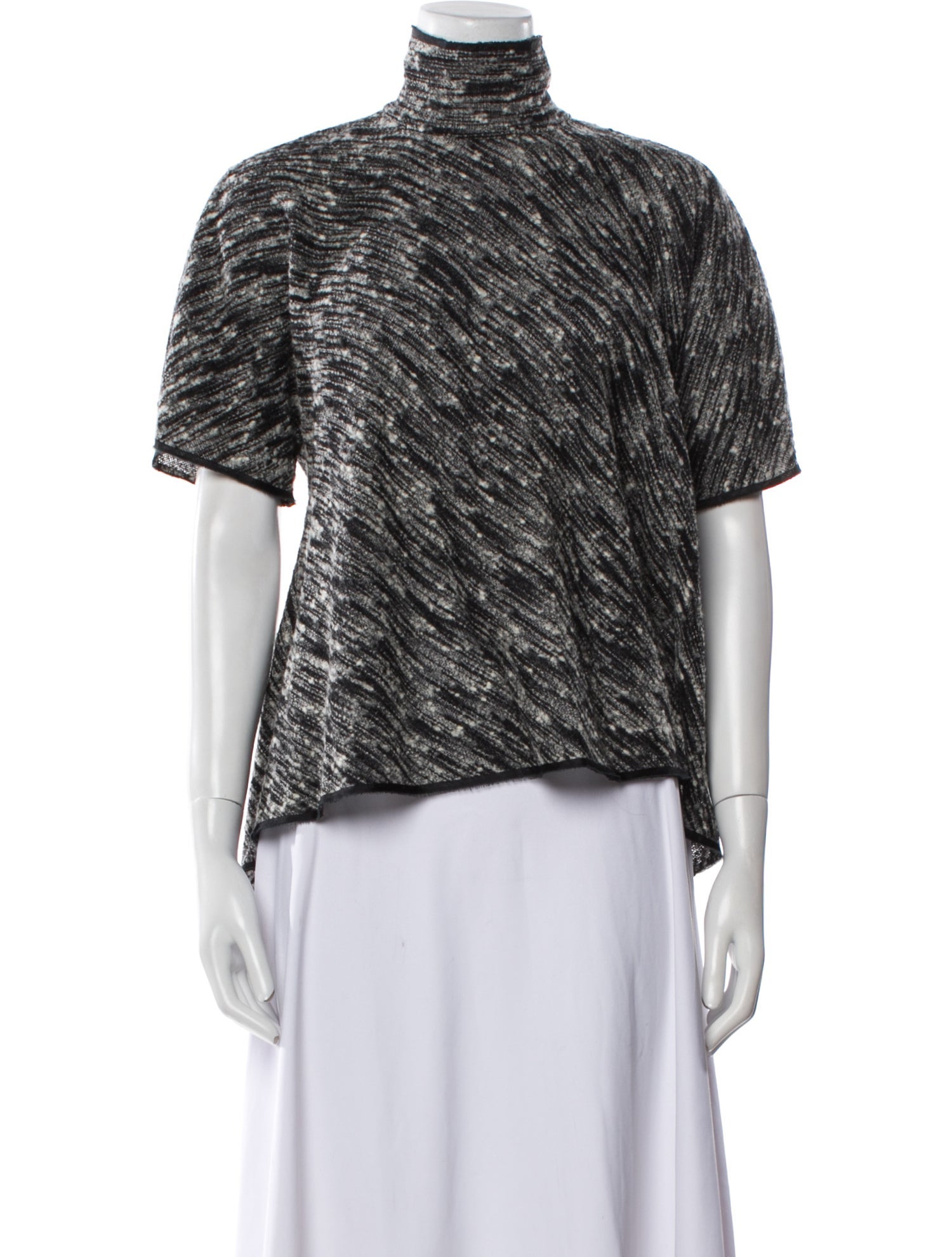Giambattista Valli Virgin Wool Printed Top