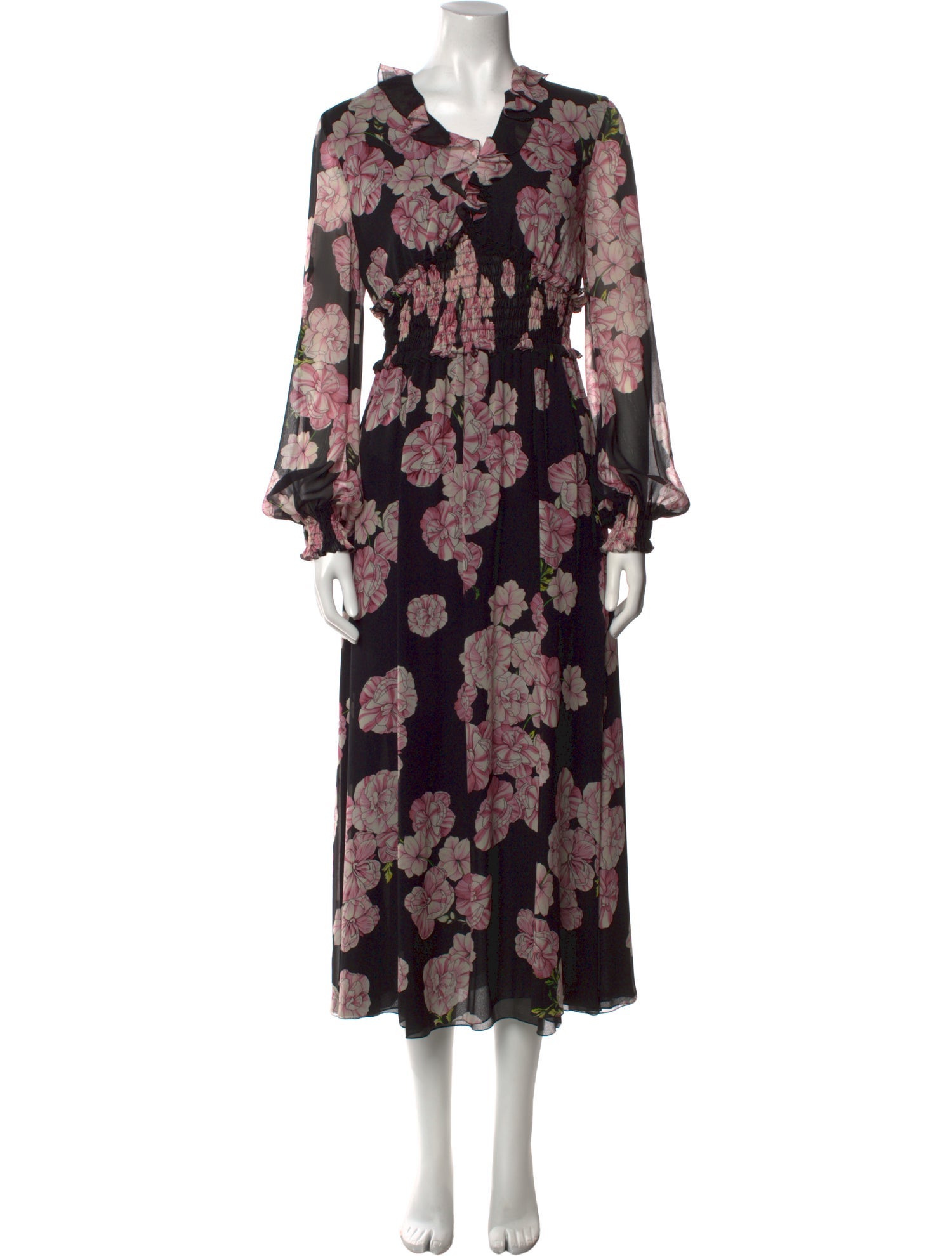 Giambattista Valli Silk Long Dress