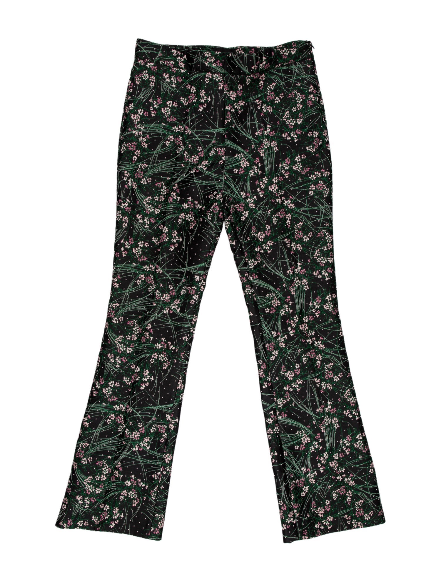Giambattista Valli Floral Print Wide Leg Pants