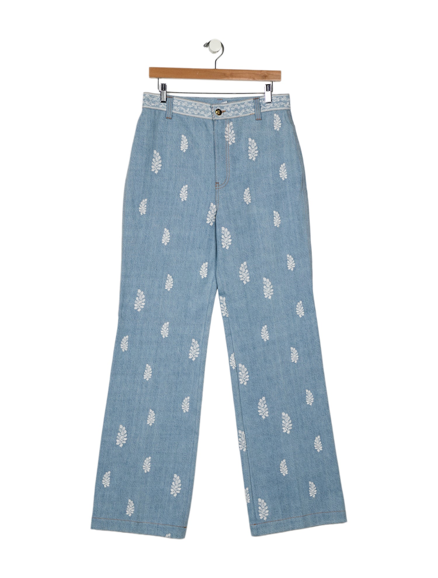 Giambattista Valli High-Rise Wide Leg Jeans