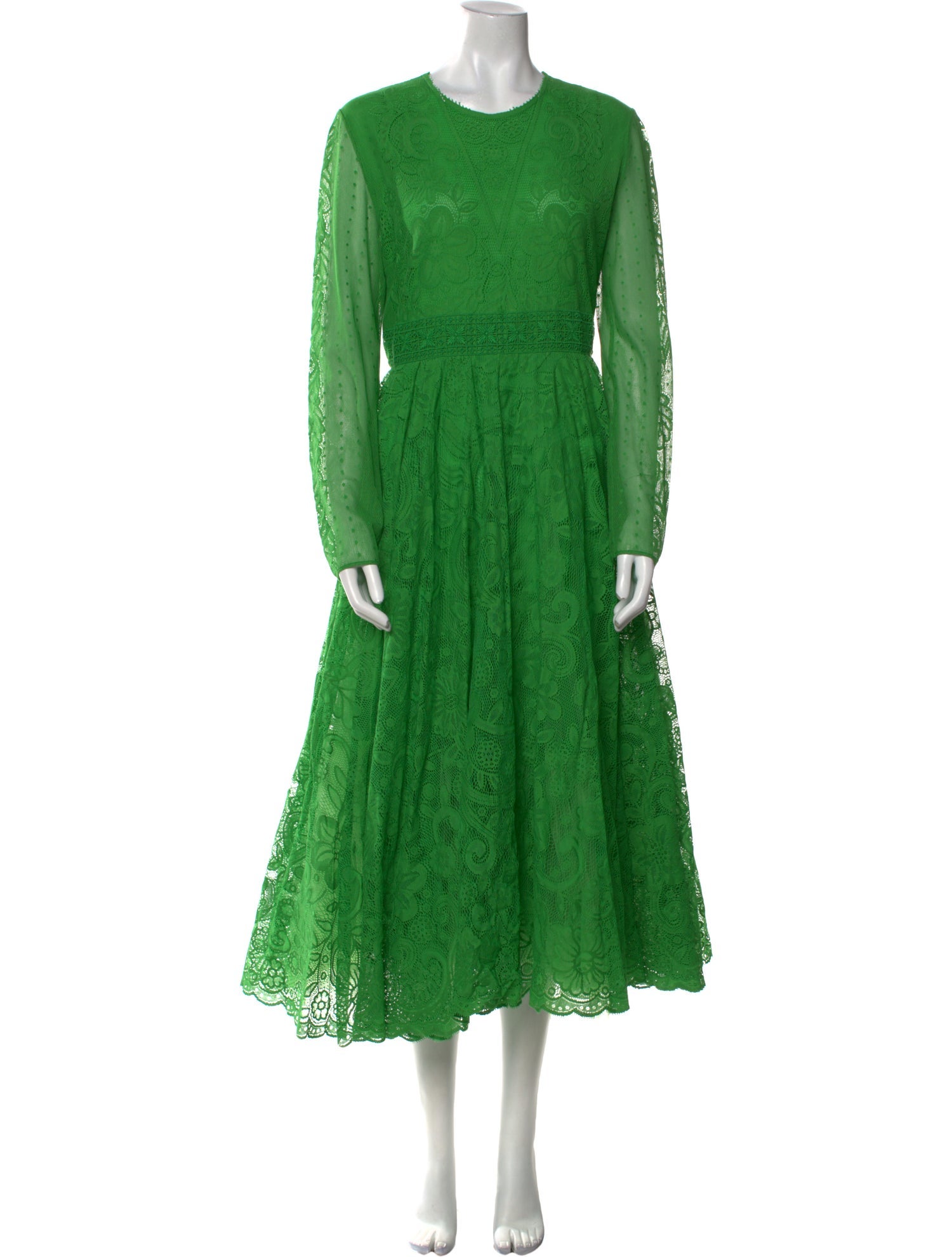 Giambattista Valli Crew Neck Long Dress w/ Tags