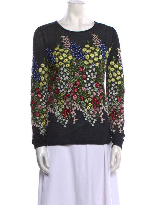 Giambattista Valli Cashmere Printed Sweater