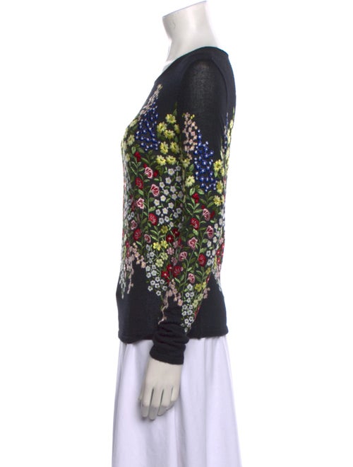 Giambattista Valli Cashmere Printed Sweater