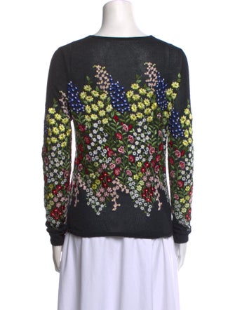 Giambattista Valli Cashmere Printed Sweater