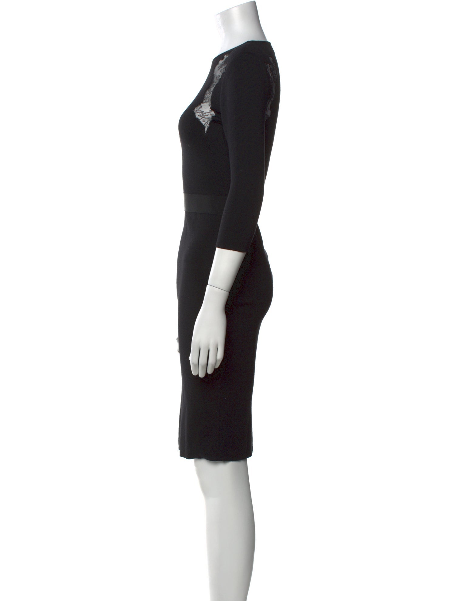 Giambattista Valli Virgin Wool Knee-Length Dress