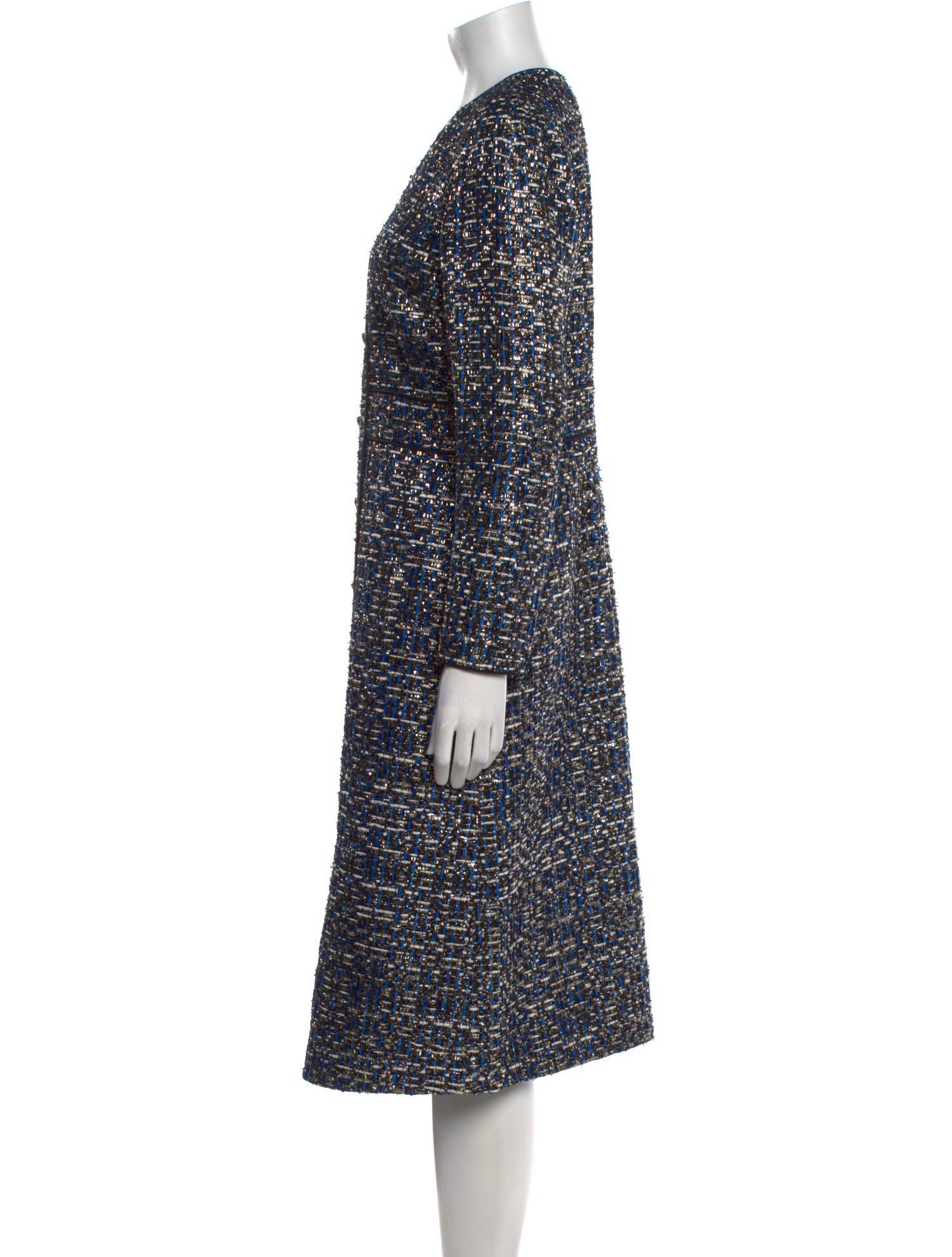Giambattista Valli Tweed Knee-Length Dress