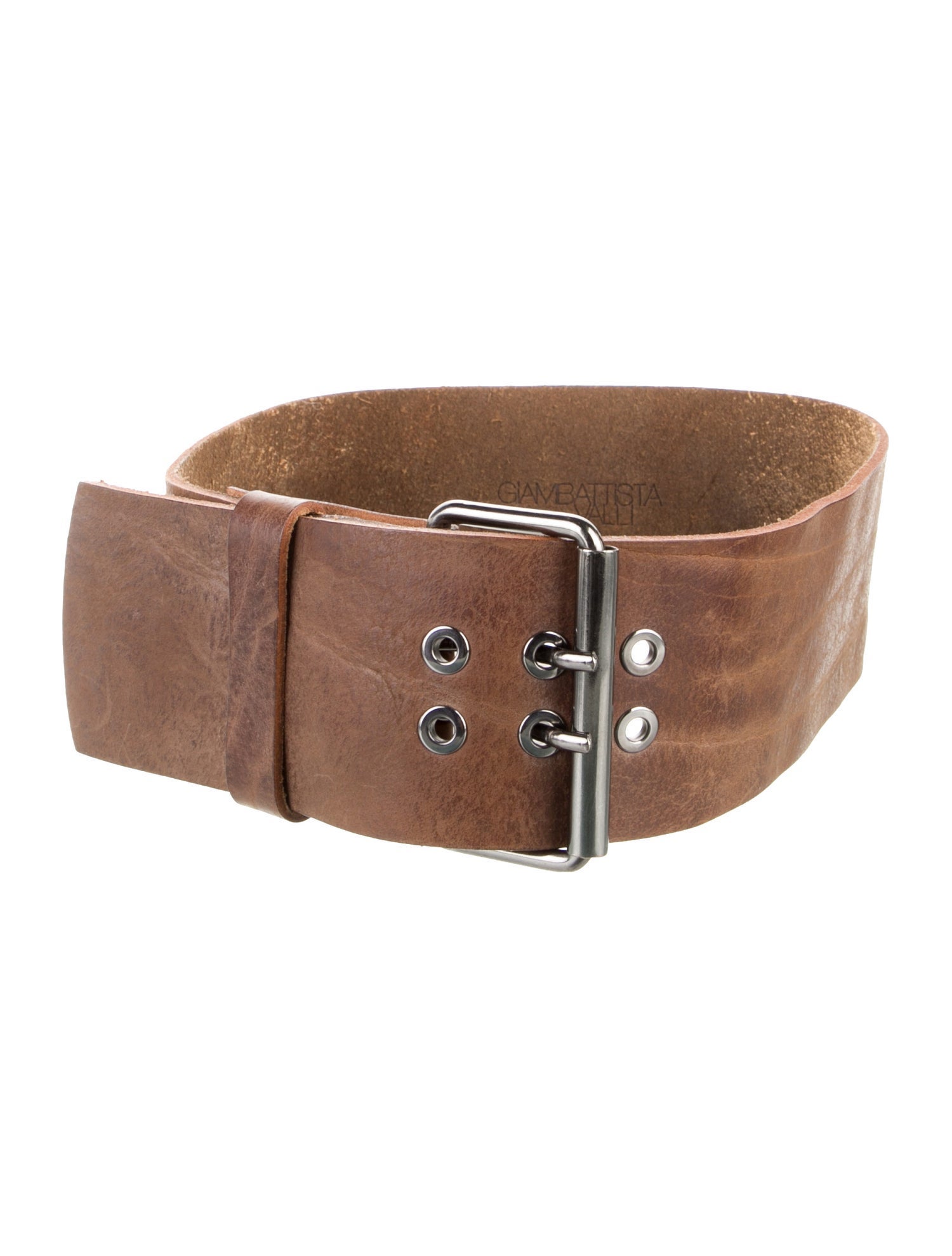 Giambattista Valli Wide Leather Waist Belt