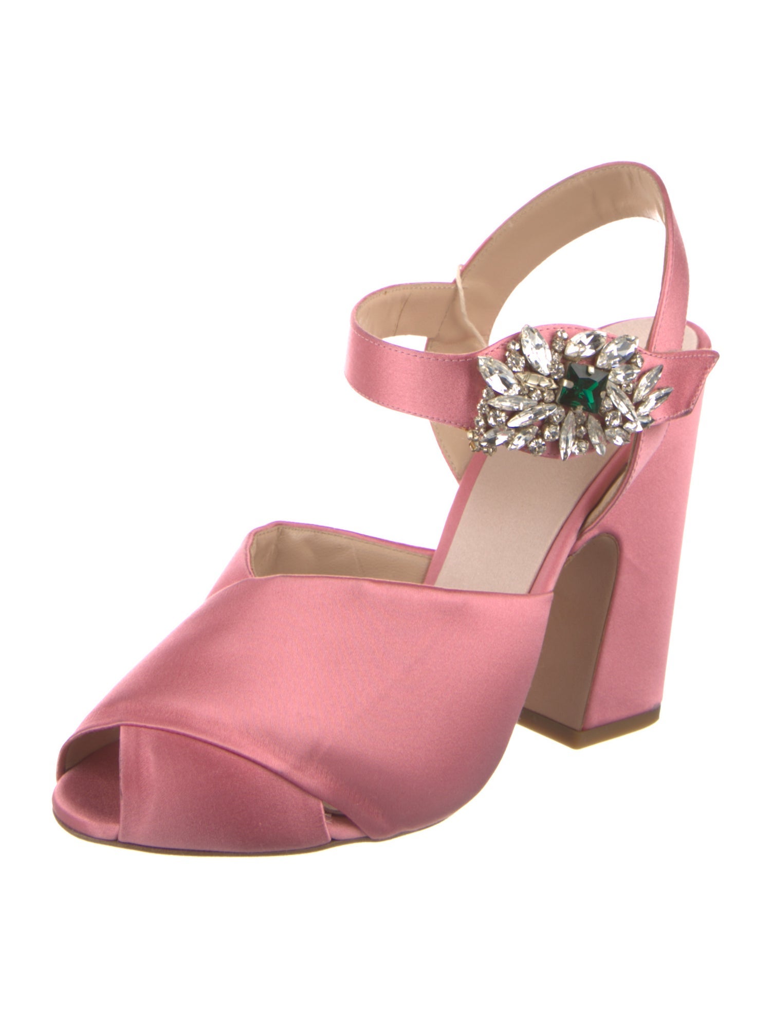 Giambattista Valli Satin Mules