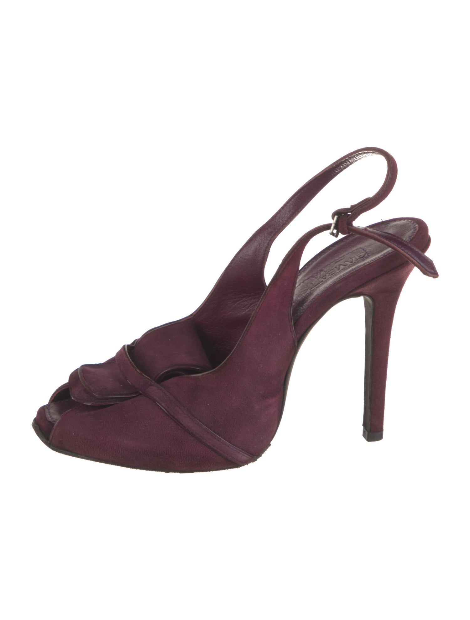 Giambattista Valli Suede Slingback Pumps