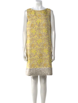 Giambattista Valli Floral Print Mini Dress