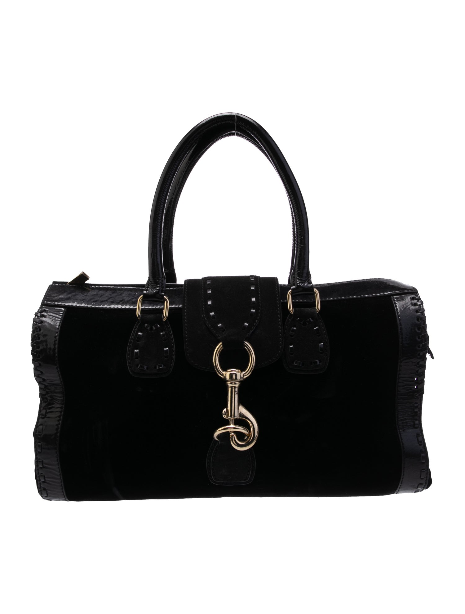 Giambattista Valli Velvet Briefcase