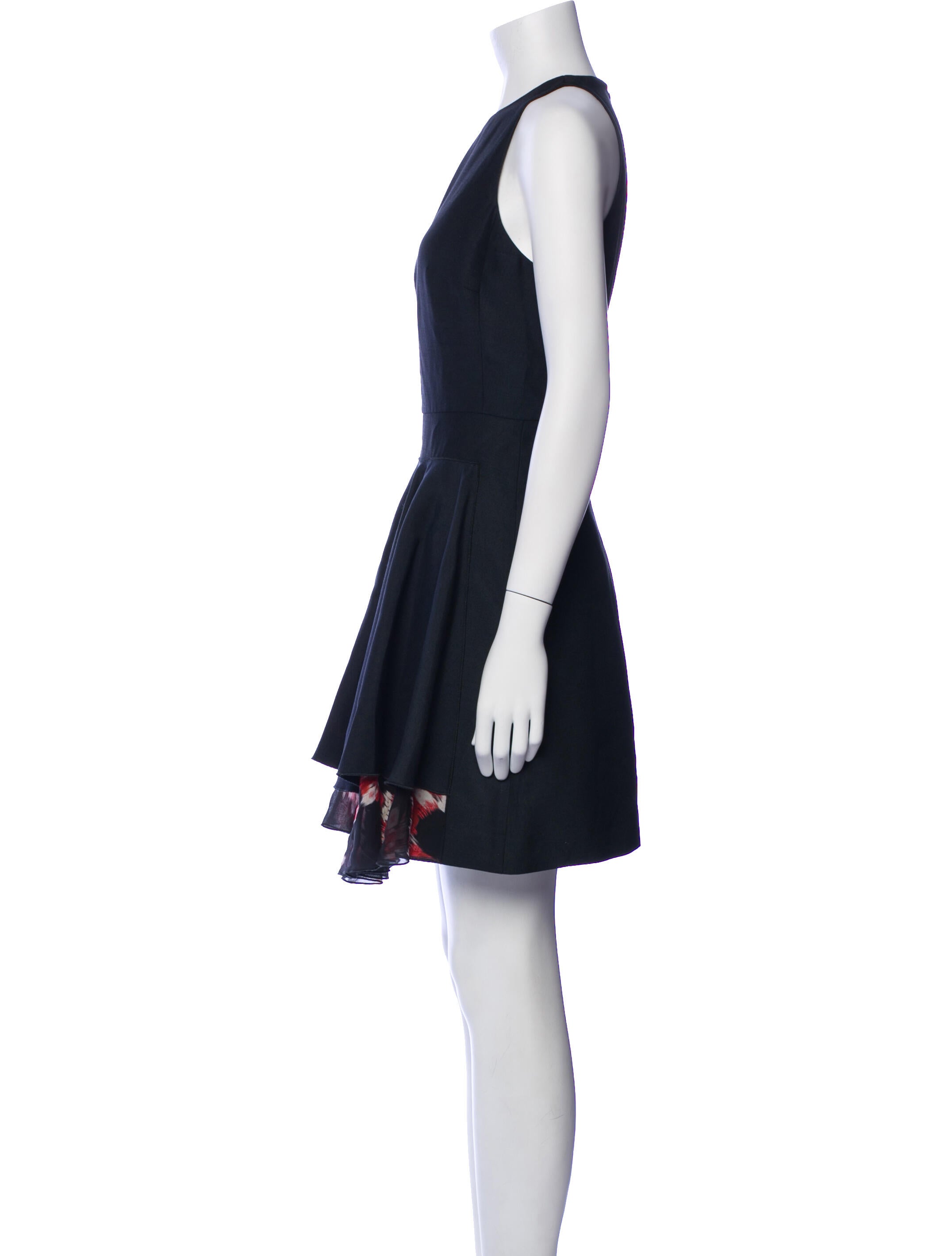 Giambattista Valli Crew Neck Mini Dress