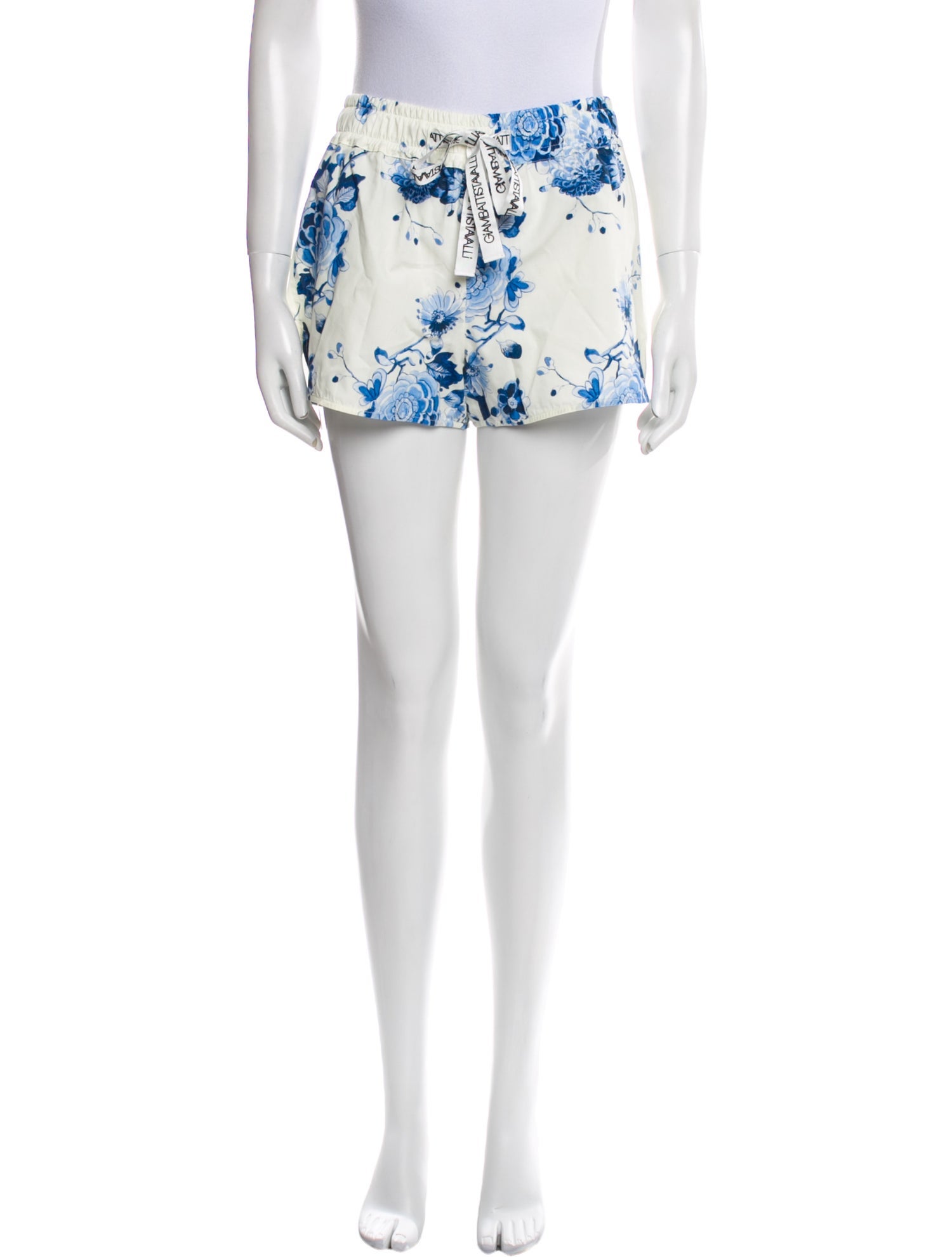 Giambattista Valli Floral Print Mini Shorts