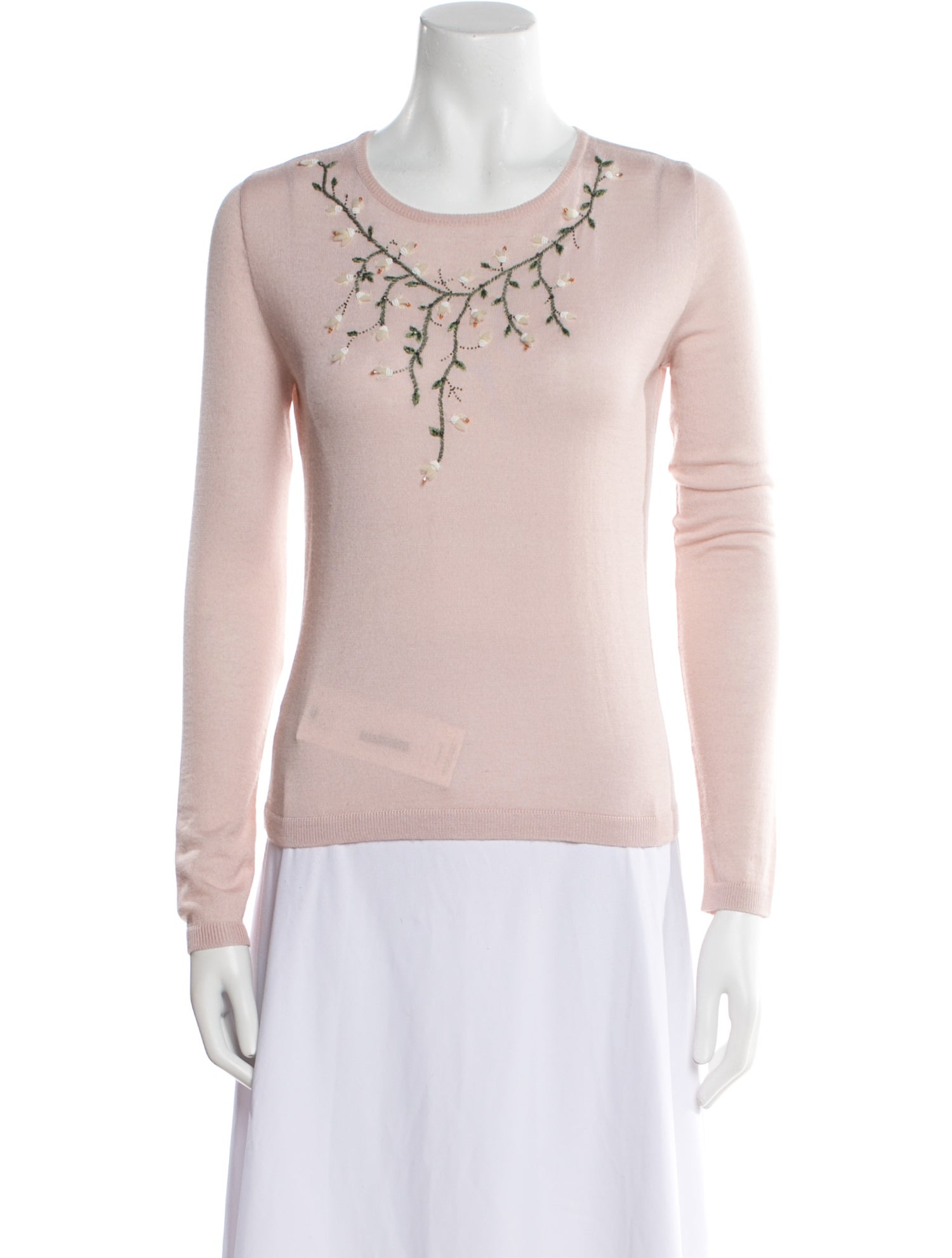 Giambattista Valli Cashmere Scoop Neck Sweater