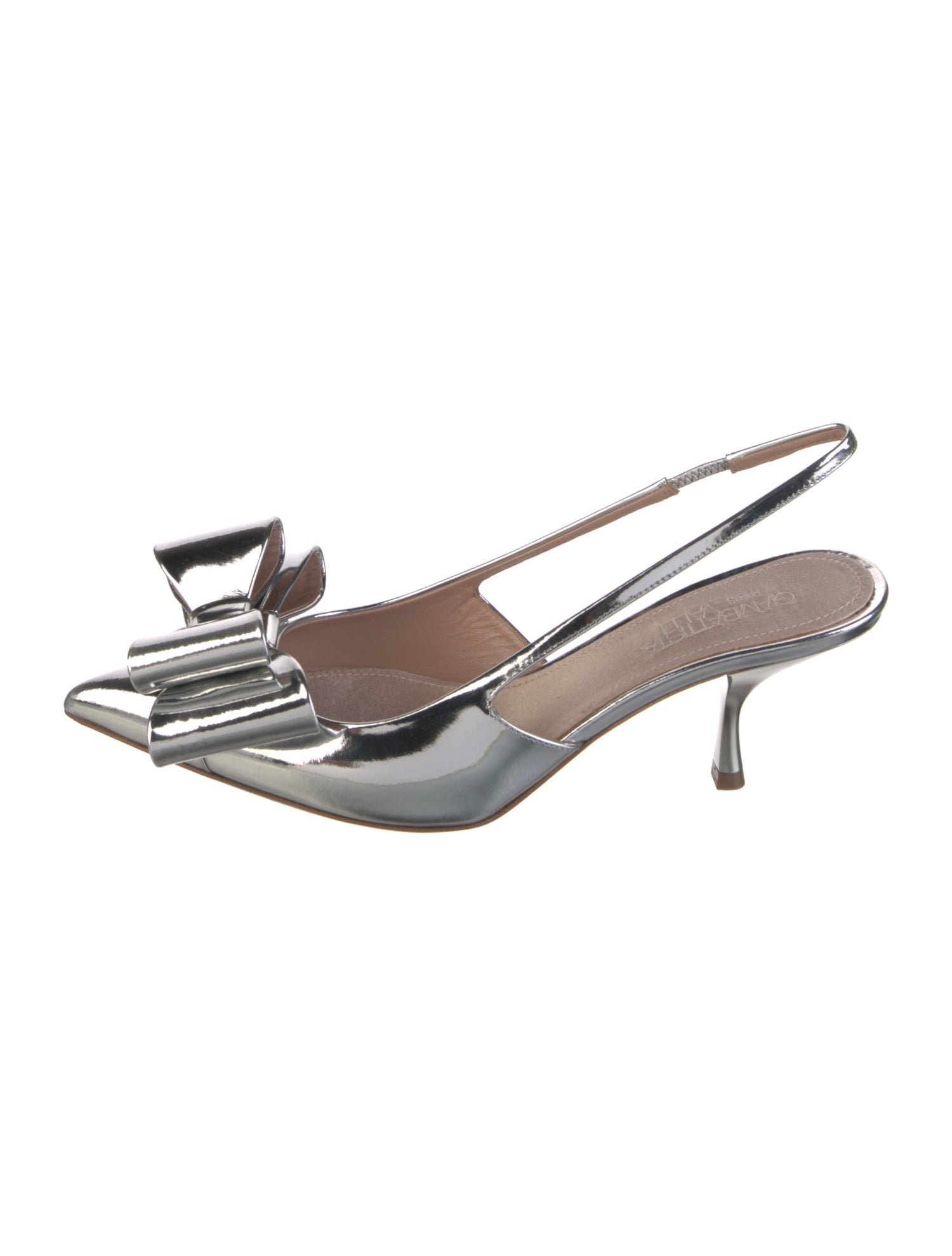 Giambattista Valli Patent Leather Slingback Pumps