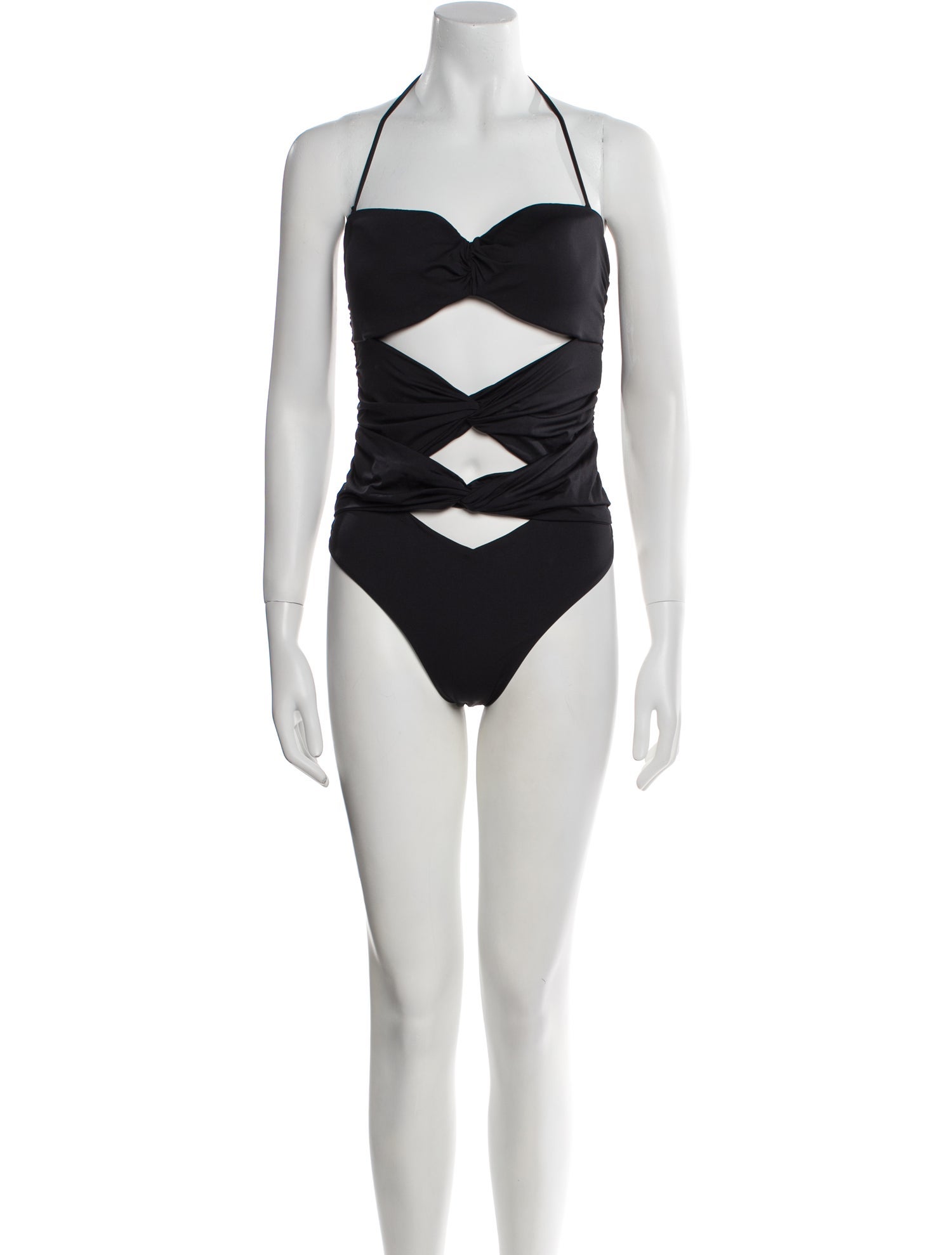 Giambattista Valli Cutout Accent One-Piece w/ Tags