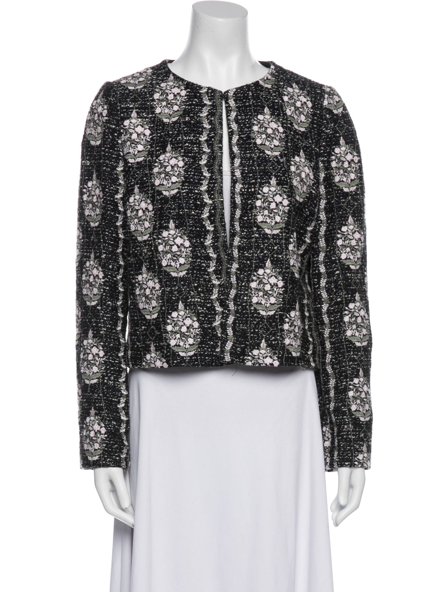 Giambattista Valli Tweed Printed Jacket