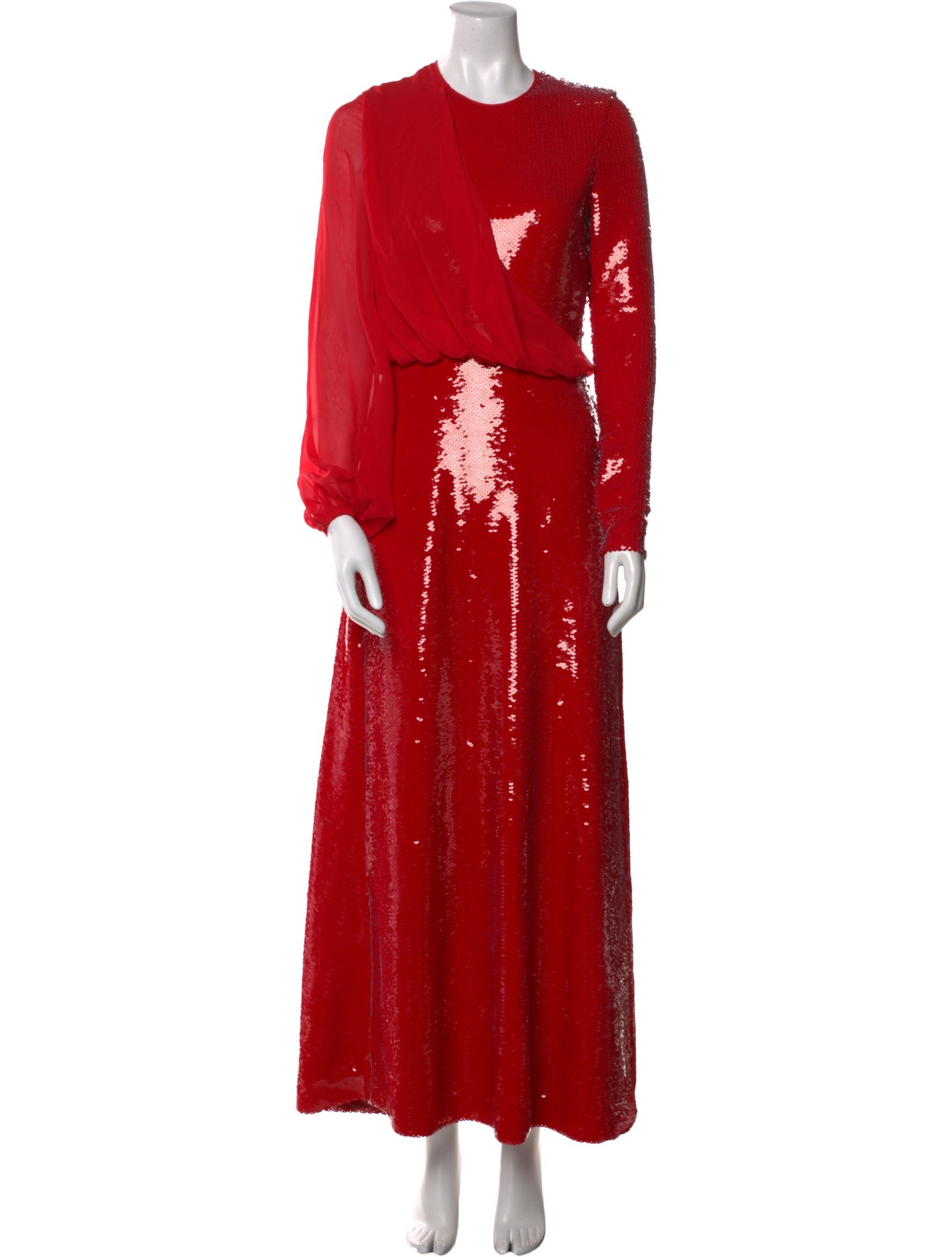 Giambattista Valli Crew Neck Long Dress