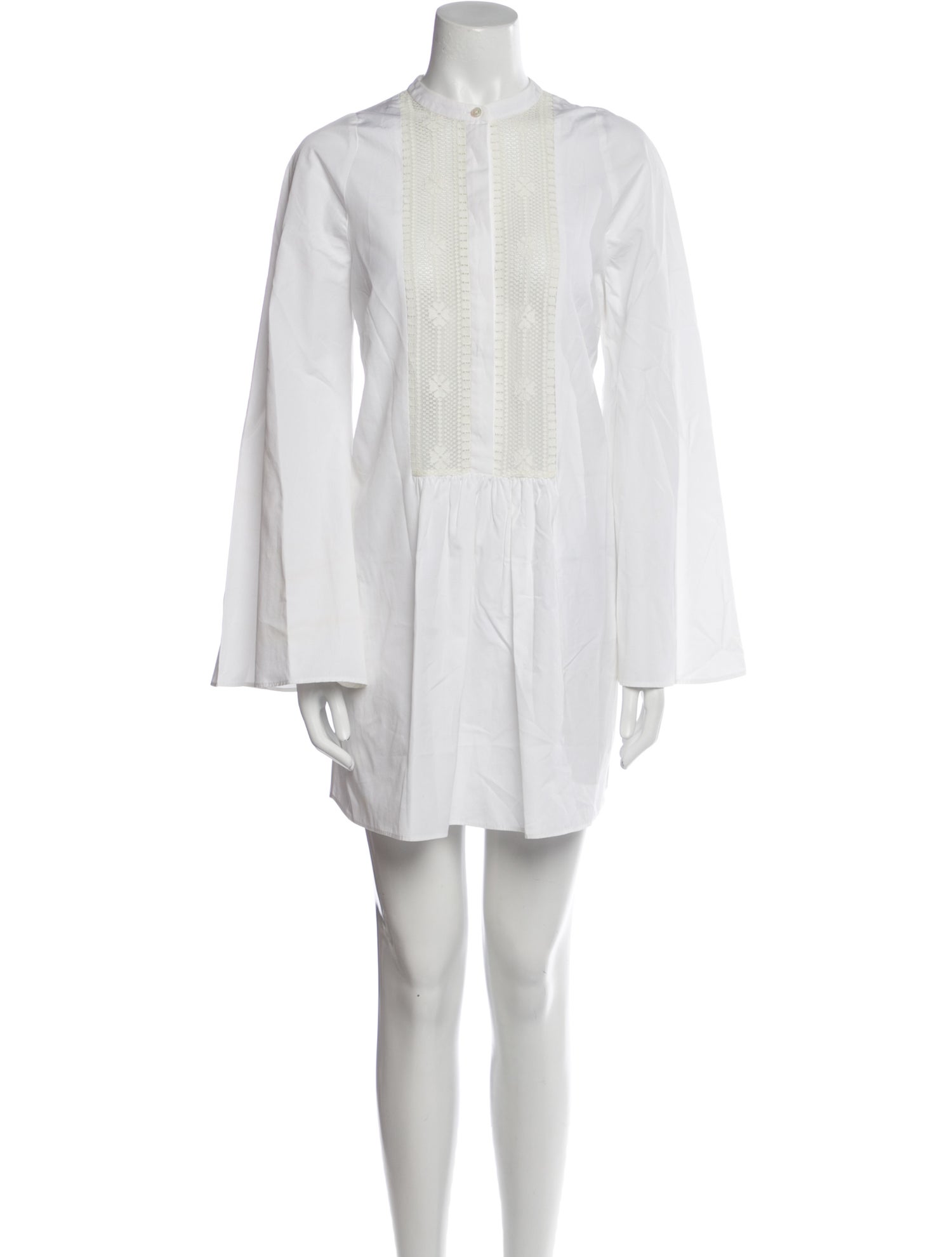 Giambattista Valli Mock Neck Mini Dress