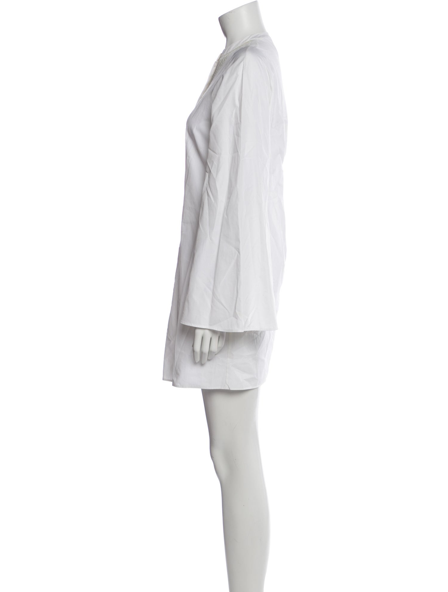 Giambattista Valli Mock Neck Mini Dress