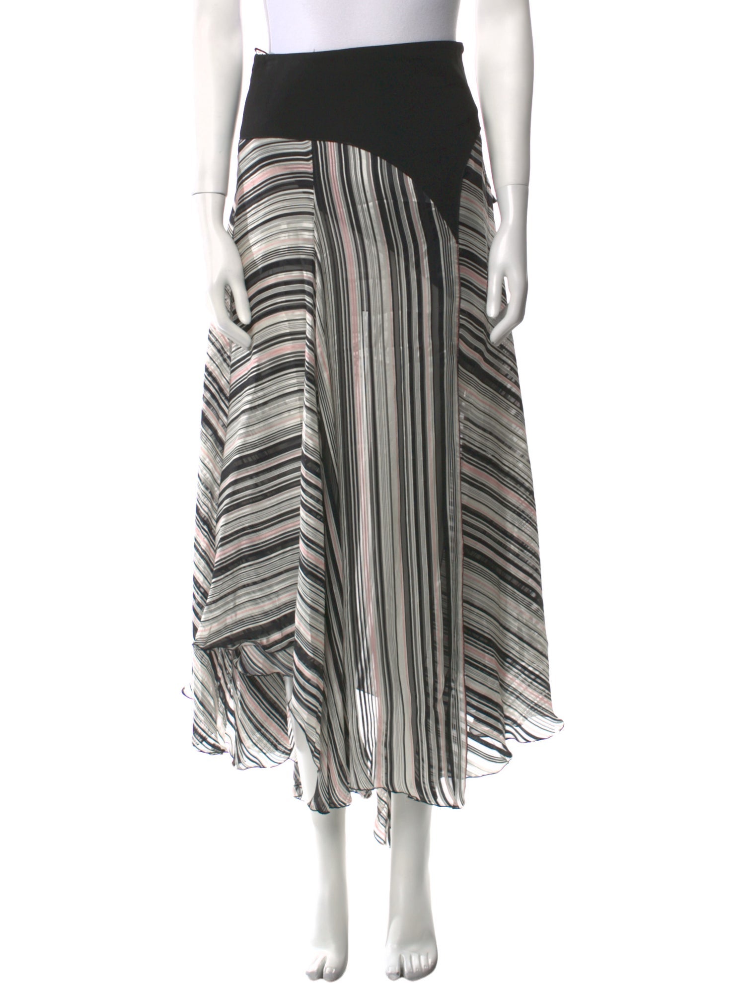 Giambattista Valli Silk Long Skirt