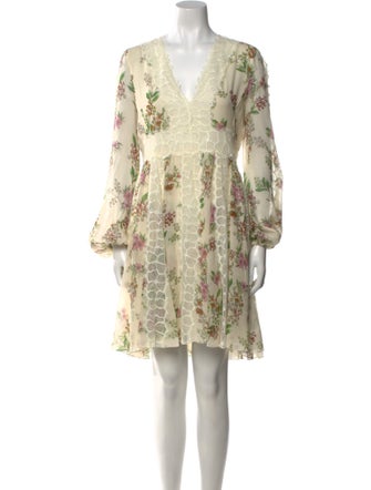 Giambattista Valli Silk Mini Dress